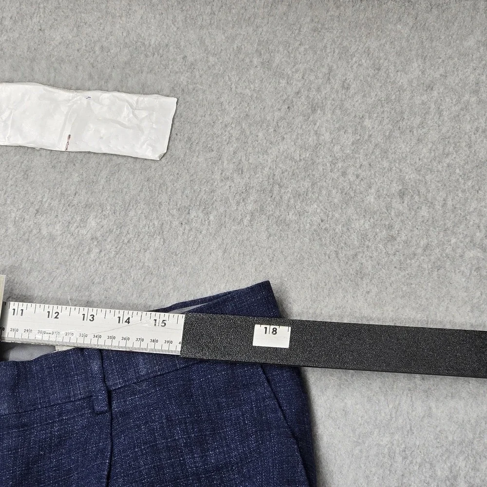 Banana Republic Men Pants 36W 30L Blue Linen Polyester Dress Pants 30